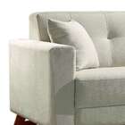 Sofá 3 Lugares Kivik Oslo Algodão Cru