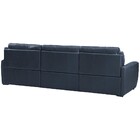 Sofá 3 Lugares Komodo Elétrico 303cm Couro Azul G40 - Gran Be