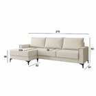 Sofá 3 Lugares Lado Esquerdo Coleção Premium Branco