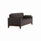 Sofá 3 Lugares Laughlin Suede Cinza