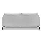 Sofá 3 Lugares Lazio Linho Rústico Grigio 220 Cm