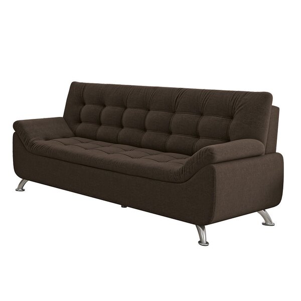 Sofá 3 Lugares Linoforte Galaxy Tecido Suede