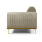 Sofá 3 Lugares Lisboa D07 Com Chaise Esquerda 230cm Veludo Cr