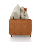 Sofá 3 Lugares Living 192cm Pé Madeira Valença Nozes/veludo B