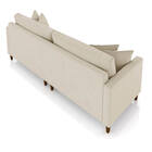 Sofá 3 Lugares Living 196cm Pés Madeira Cléo Veludo K01 - D'r