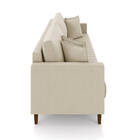 Sofá 3 Lugares Living 196cm Pés Madeira Cléo Veludo K01 - D'r