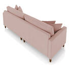 Sofá 3 Lugares Living 196cm Pés Madeira Cléo Veludo K01 - D'r