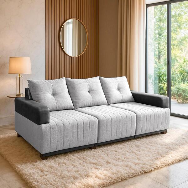 Sofá 3 Lugares Living 2,35m Leona Bom Pastor