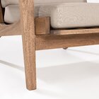 Sofá 3 Lugares Lótus Acquablock Castanho/fendi