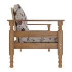 Sofá 3 Lugares Madeira Maciça Liz Multimóveis Vcr7000