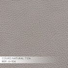 Sofá 3 Lugares Maggiore 220cm Couro Off White G58 - Gran Belo