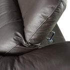 Sofá 3 Lugares Manual 283 Cm Frances Long Couro Marrom - Gran