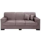 Sofá 3 Lugares Manuela  Marrom Claro