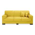 Sofá 3 Lugares Manuela Suede Amarelo