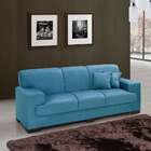 Sofá 3 Lugares Manuela Suede Azul