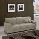 Sofá 3 Lugares Manuela Suede Chocolate