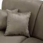 Sofá 3 Lugares Manuela Suede Chocolate