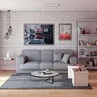 Sofá 3 Lugares Manuela Suede Cinza