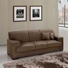 Sofá 3 Lugares Manuela Suede Marrom