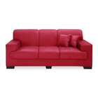 Sofá 3 Lugares Manuela Suede Vermelho