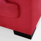 Sofá 3 Lugares Manuela Suede Vermelho