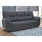 Sofá 3 Lugares Maranello Suede Grafite