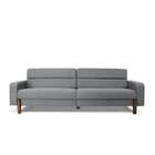 Sofá 3 Lugares Martin Rústico Cinza