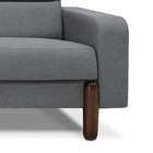 Sofá 3 Lugares Martin Rústico Cinza