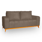 Sofá 3 Lugares Memphis Ultra Conforto Em Madeira Maciça E Sue