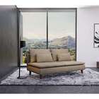 Sofá 3 Lugares Merkel Linho Bege