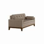 Sofá 3 Lugares Mesquite Suede Bege