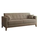 Sofá 3 Lugares Narvik Linho Bege