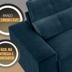 Sofá 3 Lugares Net Jaguar Assento Retrátil E Reclinável Royal