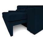 Sofá 3 Lugares Net Jobim Assento Retrátil E Reclinável Petrol