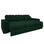 Sofá 3 Lugares Net Jobim Assento Retrátil E Reclinável Verde