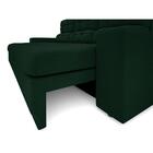 Sofá 3 Lugares Net Jobim Assento Retrátil E Reclinável Verde