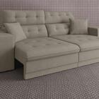 Sofá 3 Lugares Net Prestige Assento Retrátil E Reclinável Are