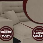 Sofá 3 Lugares Net Prestige Assento Retrátil E Reclinável Cap