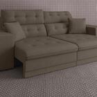 Sofá 3 Lugares Net Prestige Assento Retrátil E Reclinável Mar