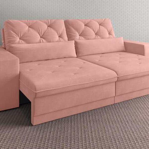 Sofá 3 Lugares Net Royale Assento Retrátil E Reclinável 2,00m