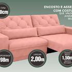 Sofá 3 Lugares Net Royale Assento Retrátil E Reclinável 2,00m