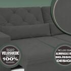 Sofá 3 Lugares Net Royale Assento Retrátil E Reclinável Grafi