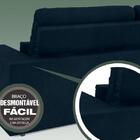 Sofá 3 Lugares Net Royale Assento Retrátil E Reclinável Petro