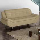 Sofá 3 Lugares New Passion Suede Bege