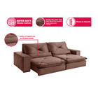 Sofá 3 Lugares Noruega Retrátil E Reclinável 200cm Europa Est