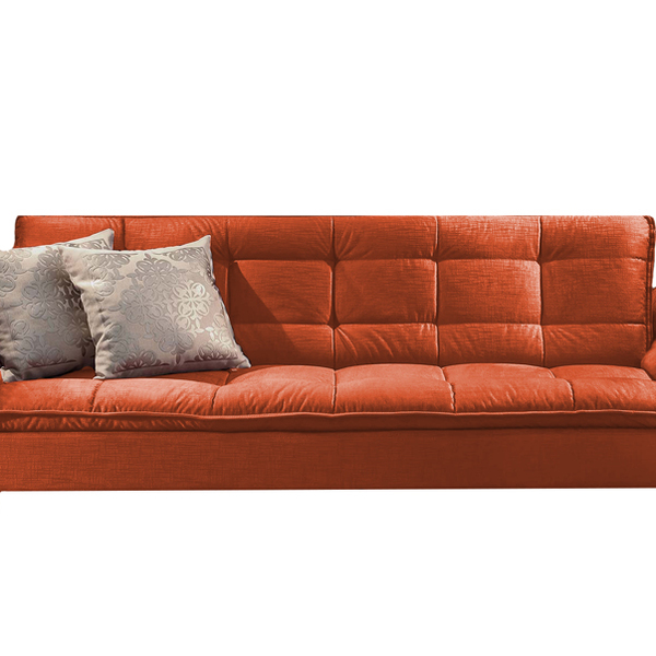 Sofá 3 Lugares Ocre Em Veludo 2,26m Taurus