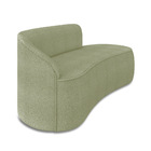 Sofá 3 Lugares Orgânico 180 Cm Morgan Bouclê Pistache