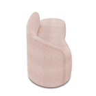 Sofá 3 Lugares Orgânico 180 Cm Morgan Bouclê Rosê