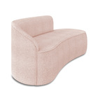 Sofá 3 Lugares Orgânico 180 Cm Morgan Bouclê Rosê