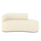 Sofá 3 Lugares Orgânico 180 Cm Morgan Linho Bege